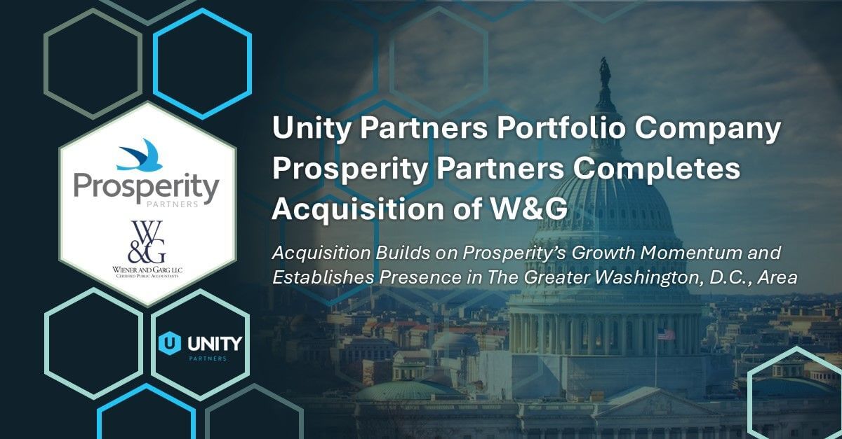 Prosperity Partners Acquires Wiener and Garg LLC